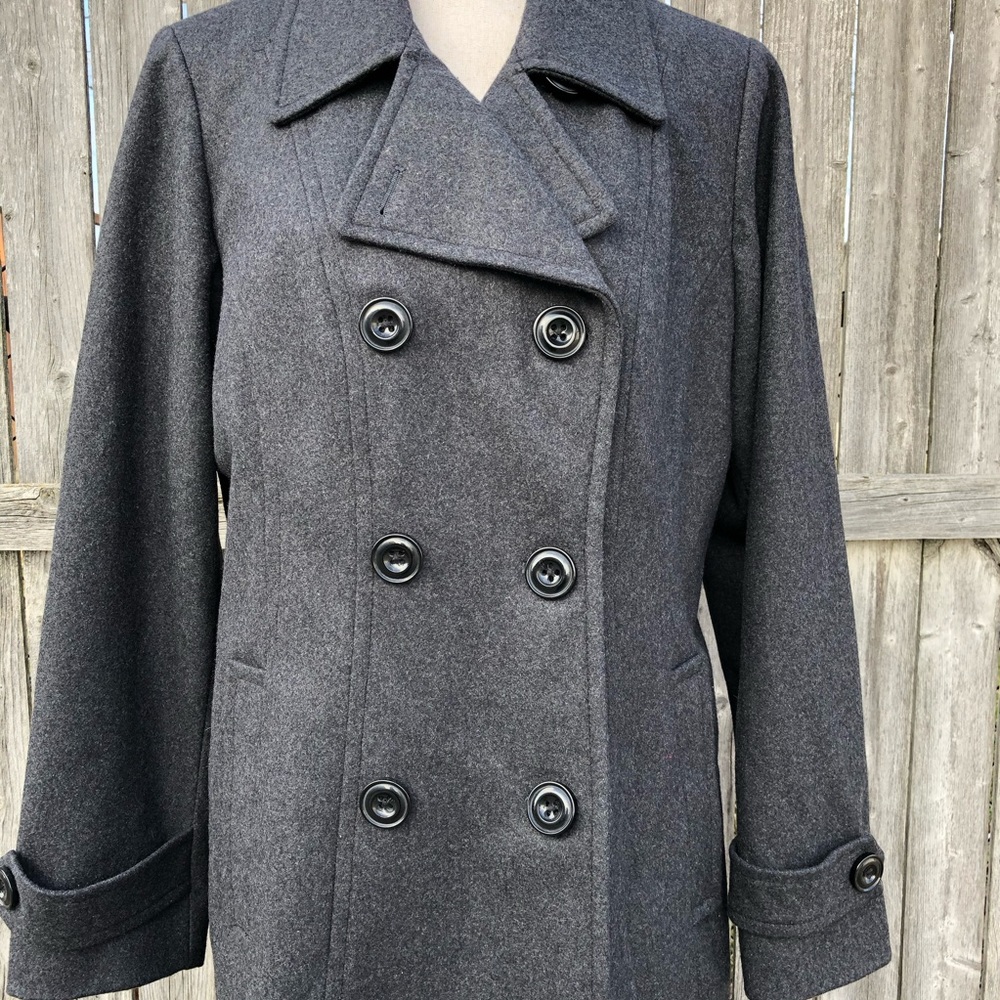 Croft & Barrow Women’s Double Breasted Peacoat